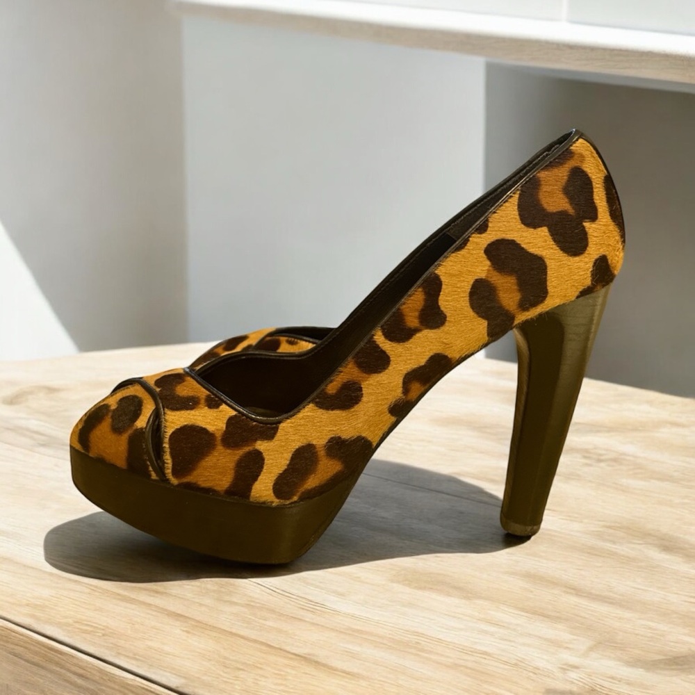 Stuart Weitzman Platform Heel Open Toe Pumps - image 2
